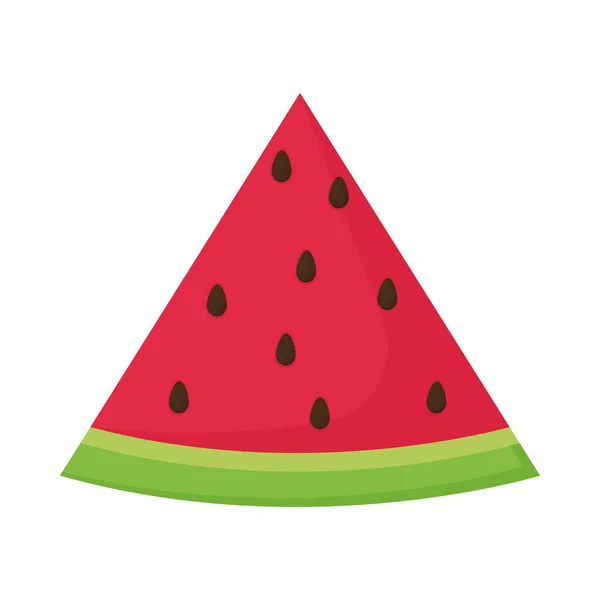 Wassermelonenfrucht-Symbol — Stockvektor