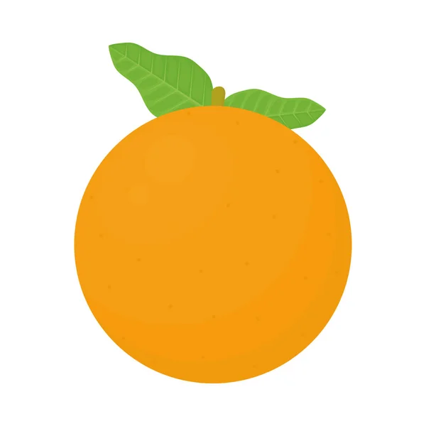 Orangenfrucht-Symbol — Stockvektor
