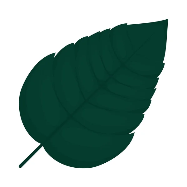 Ikona zeleného listu — Stockový vektor