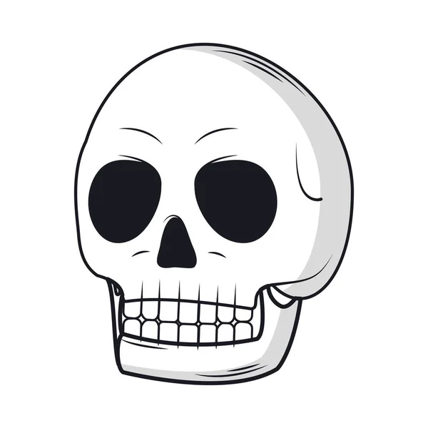 頭蓋骨のアイコンの画像 — ストックベクタ