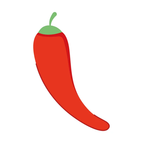 Rote Chili-Ikone — Stockvektor