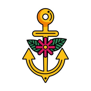 Çiçekli altın çapa