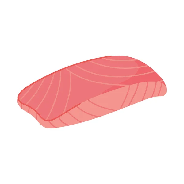 Icône de filet de saumon — Image vectorielle