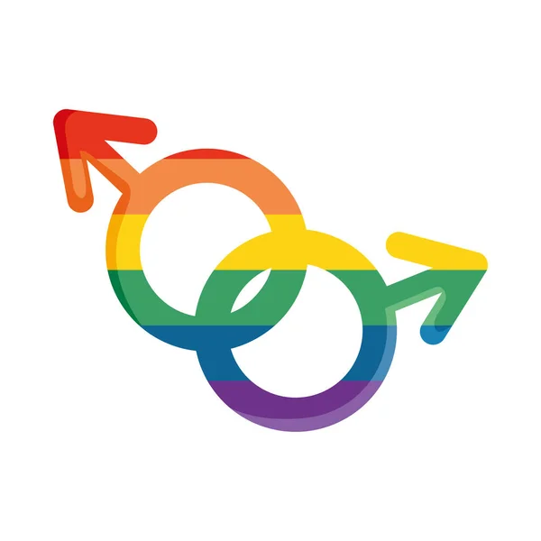 Gay symbole conception — Image vectorielle