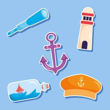 nautica ve marina seti