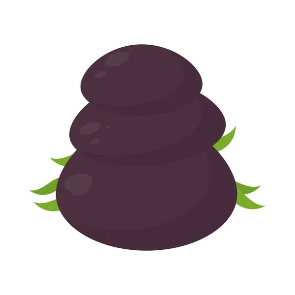 Icono piedras de spa — Vector de stock