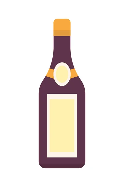 Icône bouteille de vin — Image vectorielle