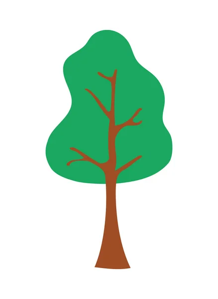 Immagine icona albero — Vettoriale Stock