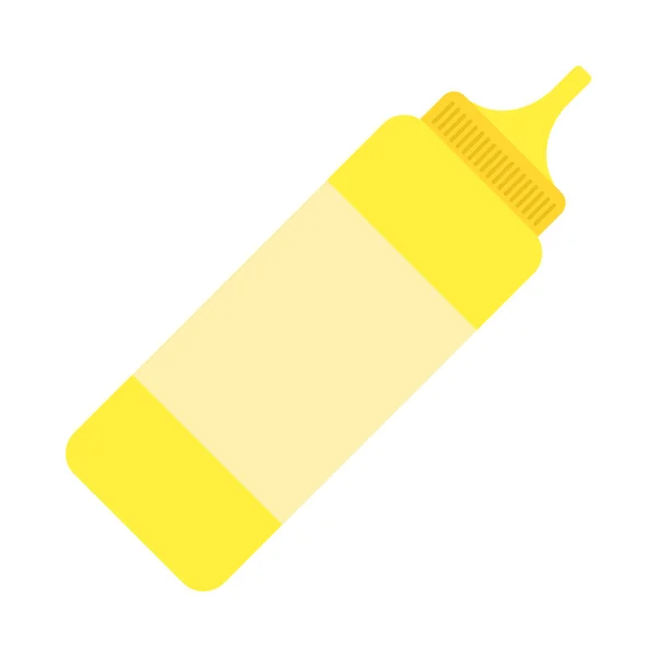 Musztarda butelka ikona — Wektor stockowy