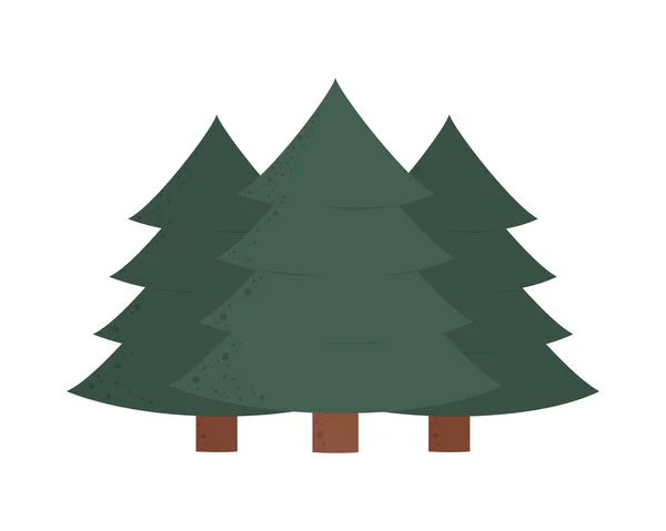 Pins arbres icône — Image vectorielle