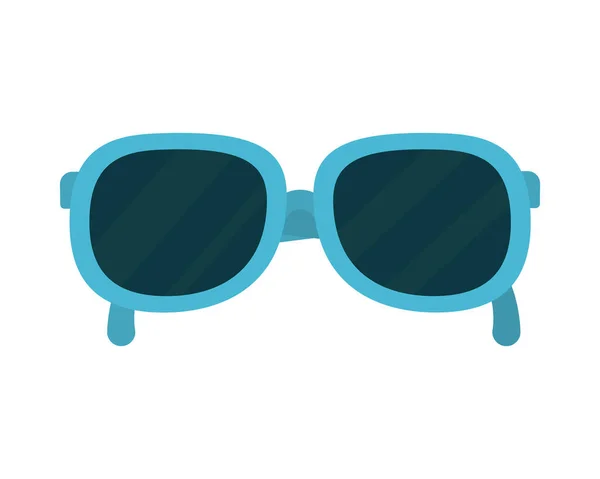 Blue sunglasses icon — Stock Vector