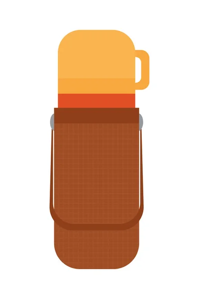 Camping bottle icon — Stock Vector