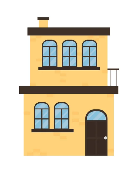 Residential house icon — Stock Vector