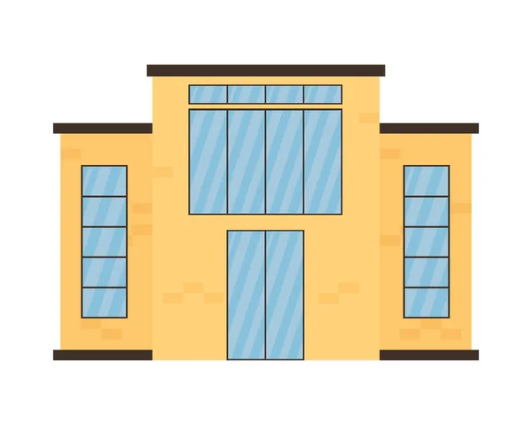 Icono del edificio de la ciudad — Vector de stock