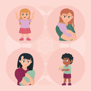 Anneler ve çocuklar