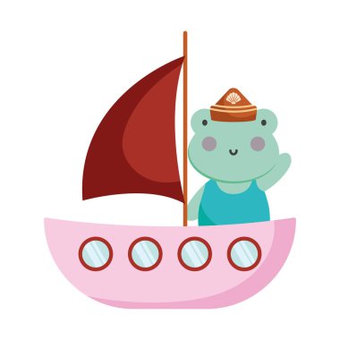 Denizci kurbağa tasarımı