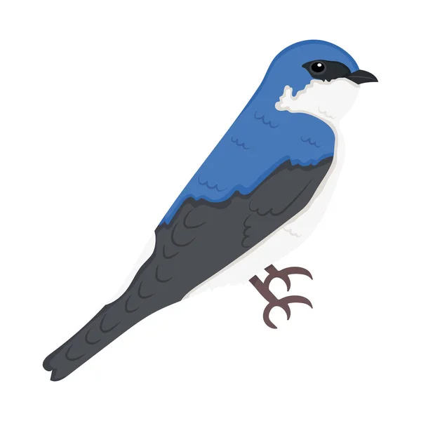 Icono de pájaro urraca — Archivo Imágenes Vectoriales