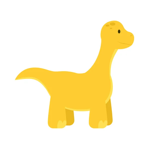Icône de dinosaure diplodocus — Image vectorielle