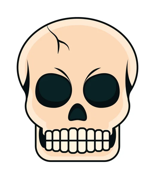 Image icône crâne — Image vectorielle