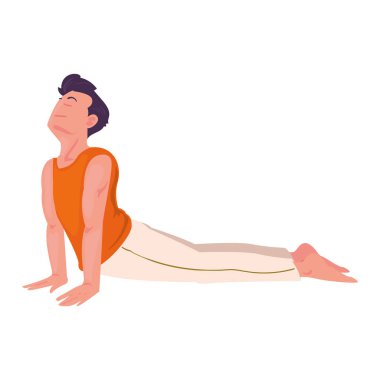 Yoga yapan adam