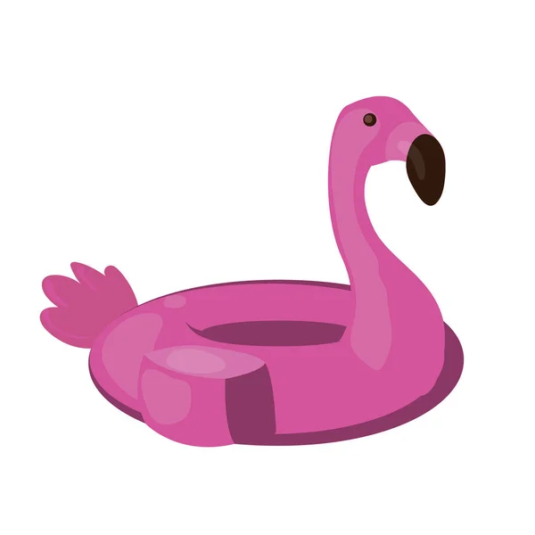 Flamingo float design — ストックベクタ