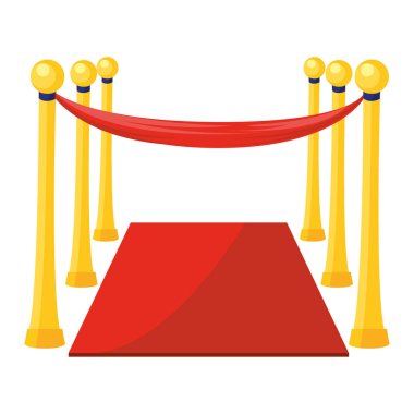 Altın bariyer illüstrasyonu