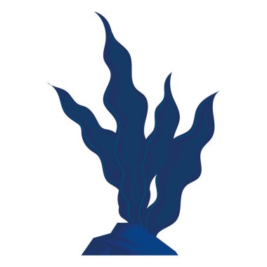 mavi alg illüstrasyonu