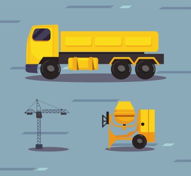 üç düz inşaat ögesi