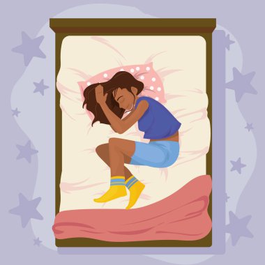 Uyuyan kadın tasarımı