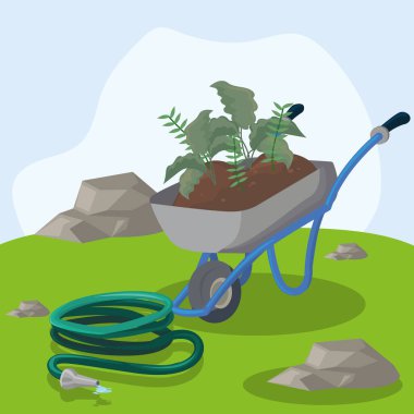 el arabası ve hortum