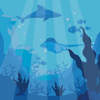 deniz manzaralı kart