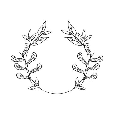 Yaprak çelengi tasarımı