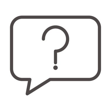 soru konuşma balonu