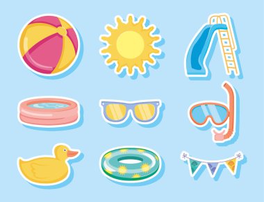 pool icon collection
