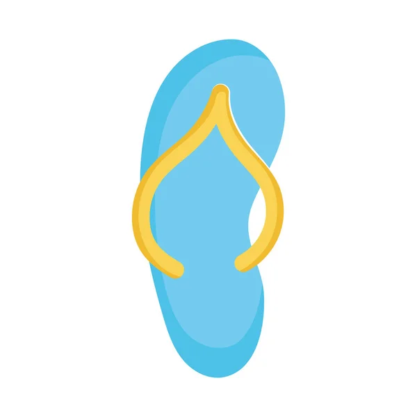 Strand sandal ikon — Stock vektor