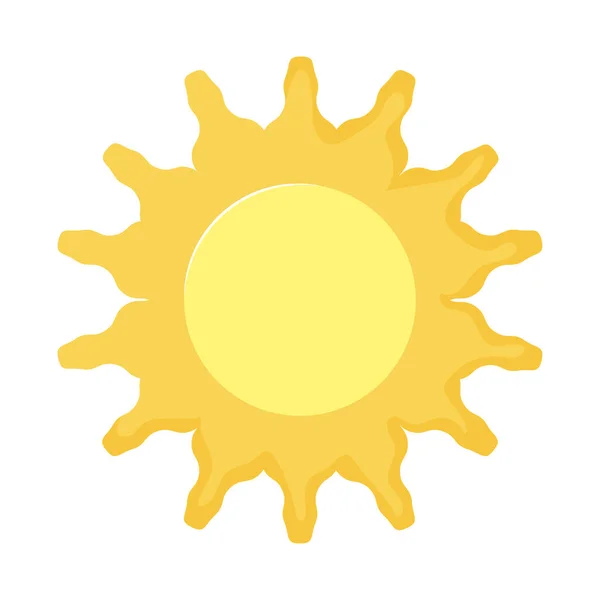 Sun icon image — Stock Vector