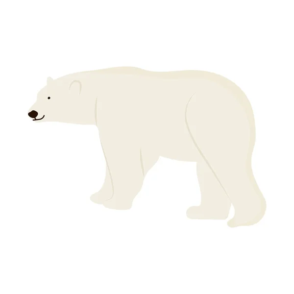 Polar bear pictogram — Stockvector