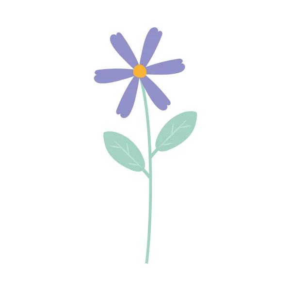 Purple flower icon — Stock Vector
