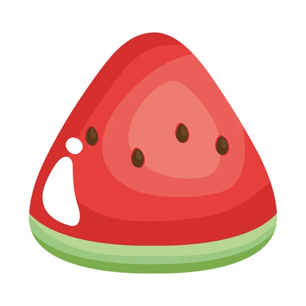 Ikona owoc arbuz — Wektor stockowy