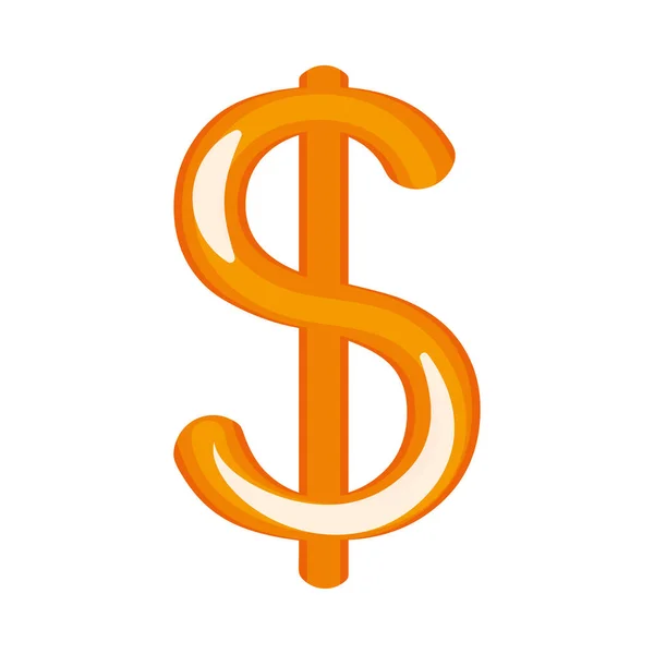 Icona simbolo del denaro — Vettoriale Stock