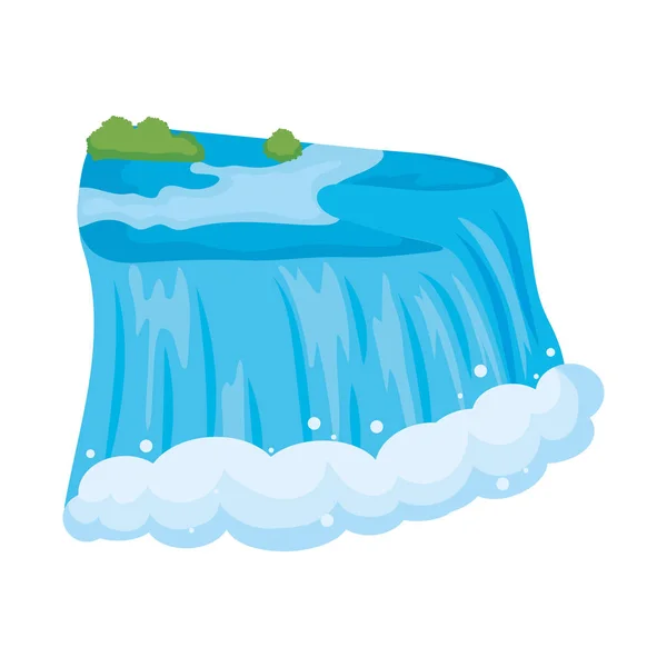 Значок ніагарського водоспаду — стоковий вектор