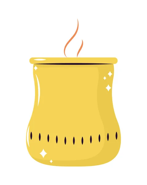 白い背景の香炉のアイコン — ストックベクタ