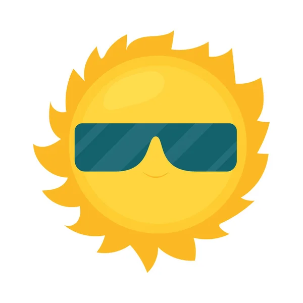 Прохладное Солнце Солнцезащитными Очками — стоковый вектор