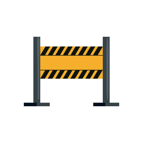 flat safety fence design over white