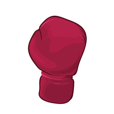 Beyaz yerine boks eldiveni çizimi