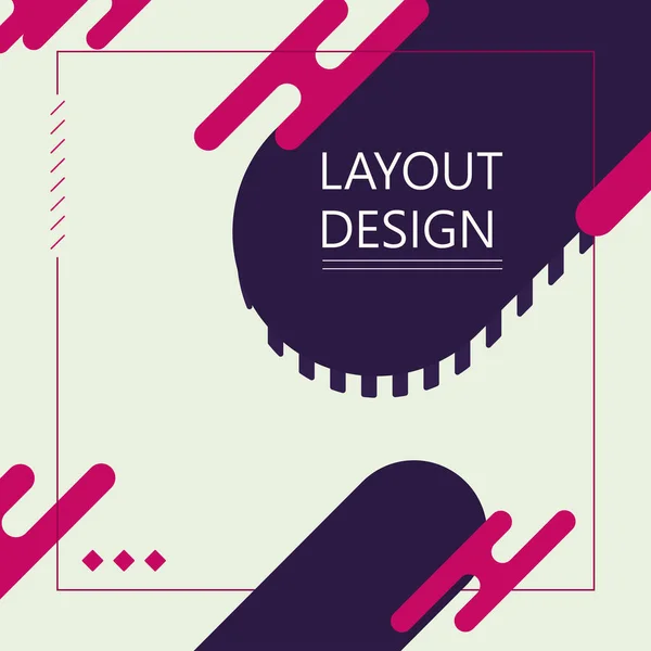 Diseño Diseño Imagen Color Púrpura — Archivo Imágenes Vectoriales