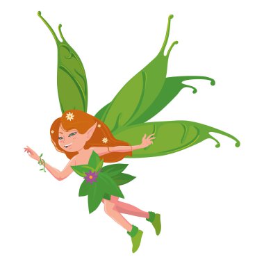 Mutlu peri tasarımı beyaz yerine