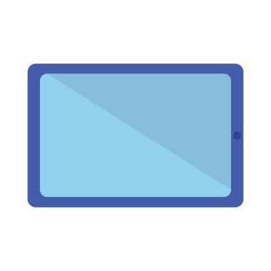 beyaz arkaplanda tablet aygıtı simgesi