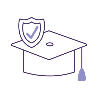 Eğitim sigortası, rozetli mezuniyet şapkası