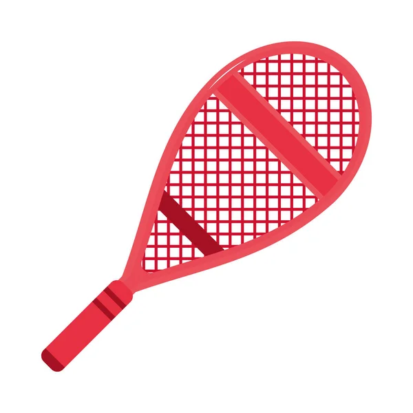 Icono Cohete Squash Sobre Fondo Blanco — Archivo Imágenes Vectoriales